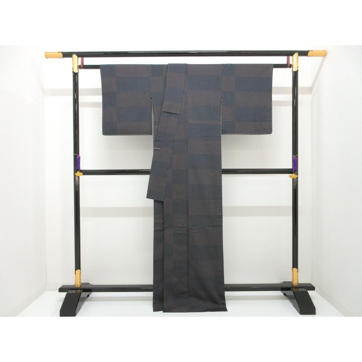 【未使用品】単衣　紬織