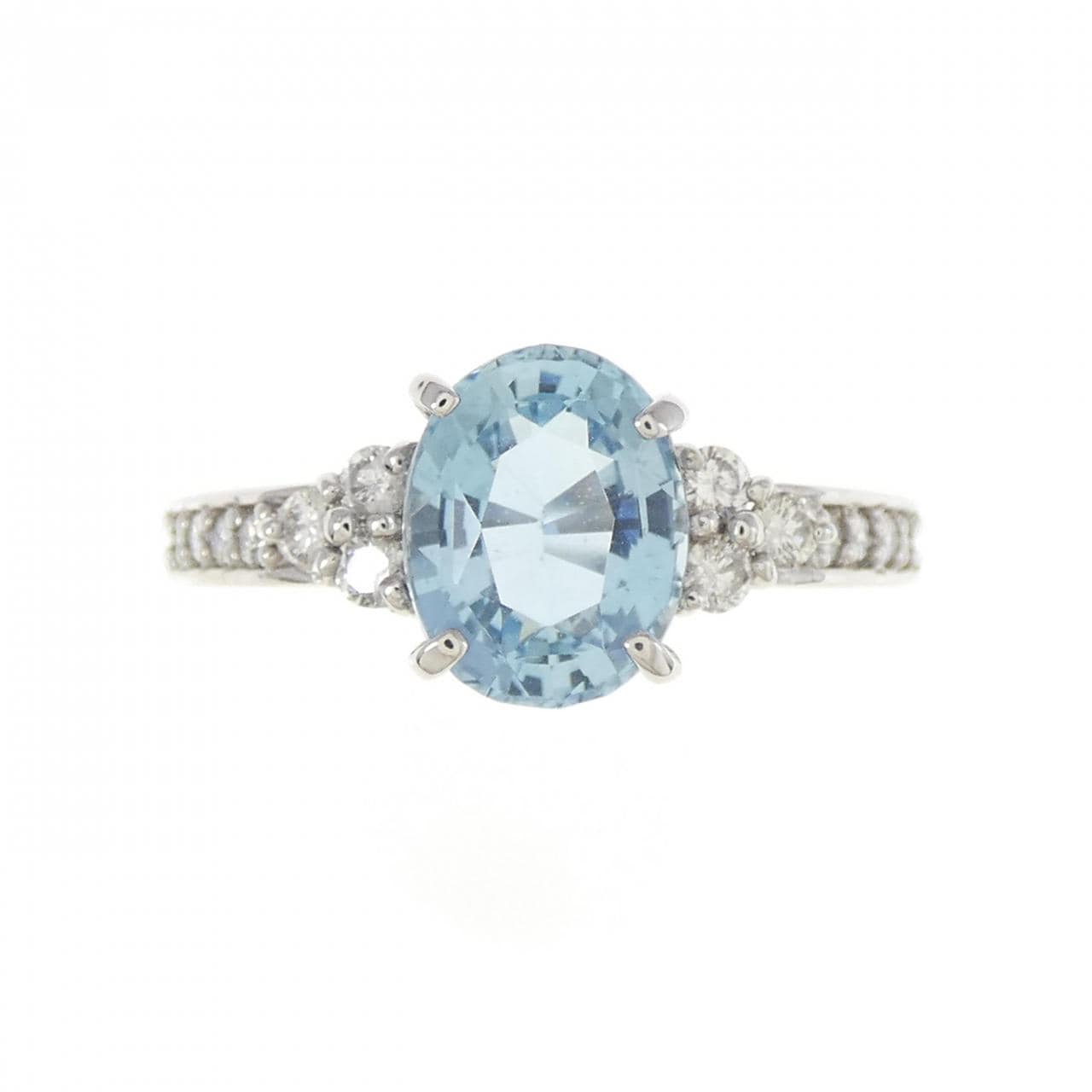 【リメイク】PT アクアマリン リング 1.39CT