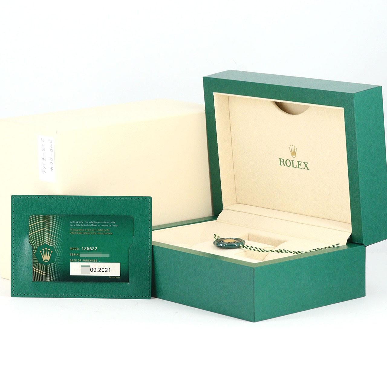 ROLEX Yacht Master 126622 SSxPT Automatic random number