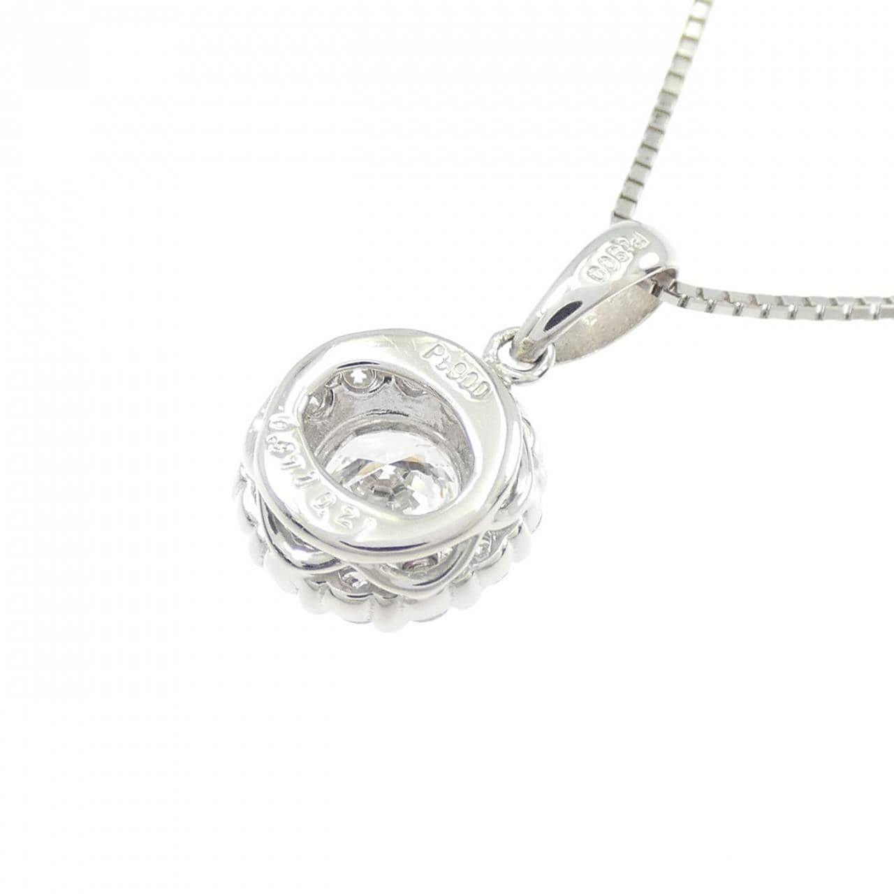 PT900/PT850 ダイヤモンド ネックレス 0.411CT E VS2 Good