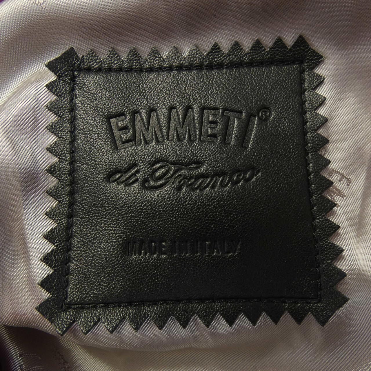 エンメティ EMMETI レザーライダースジャケット