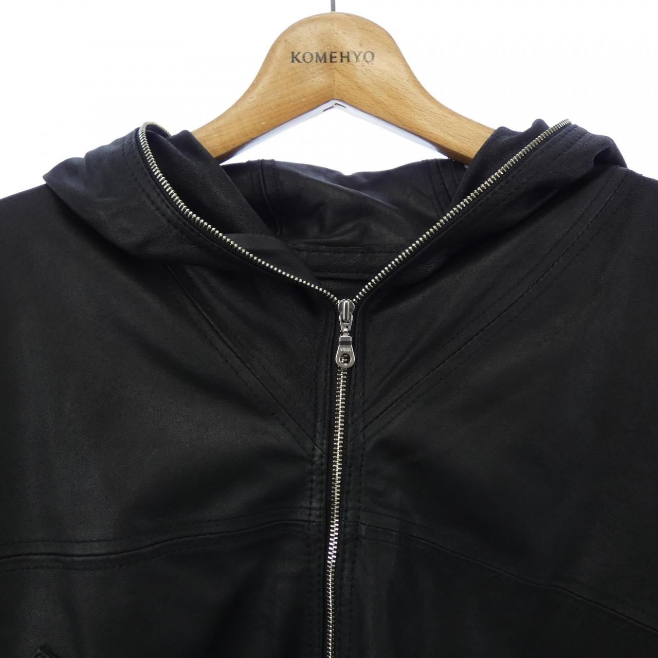 NAVY.WO レザージャケット