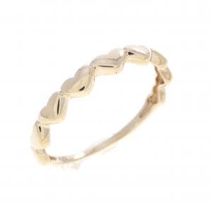 K10YG ハート リング