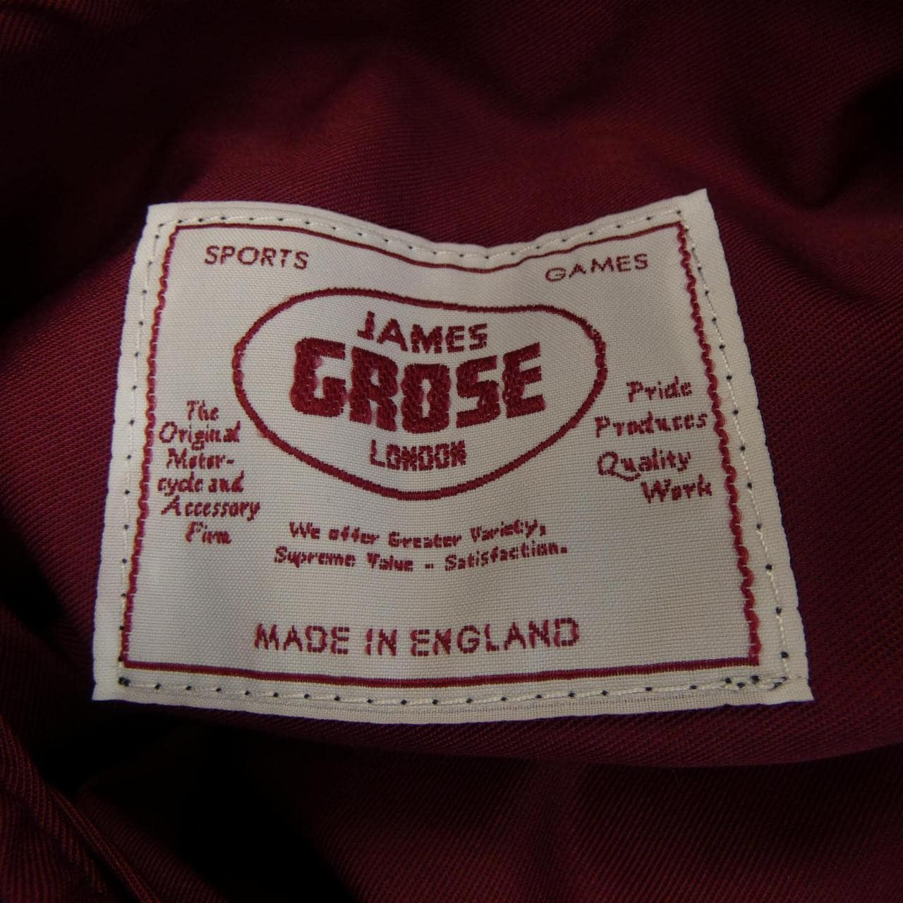 ジェームスグロス JAMES GROSE レザーライダースジャケット