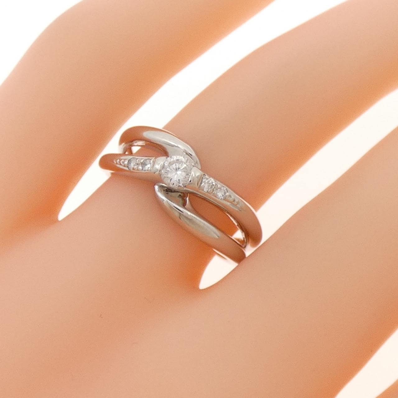 PT900 ダイヤモンド リング 0.19CT