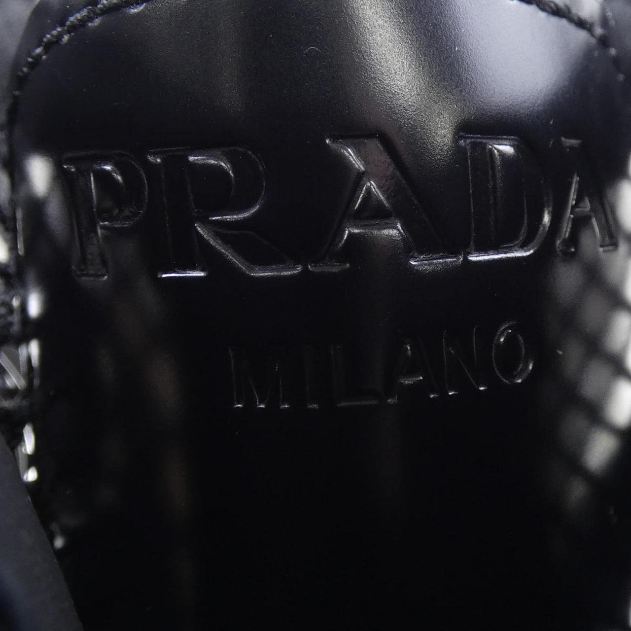 プラダ PRADA メッシュ コンバット トライアングルロゴ 1T337O ブーツ