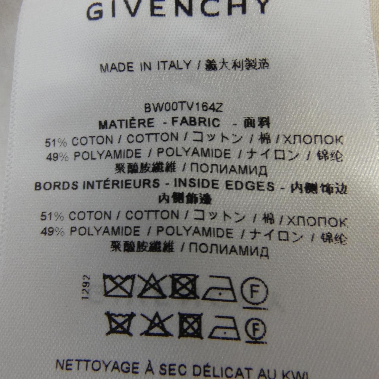 ジバンシー GIVENCHY BW00TV164Z コート