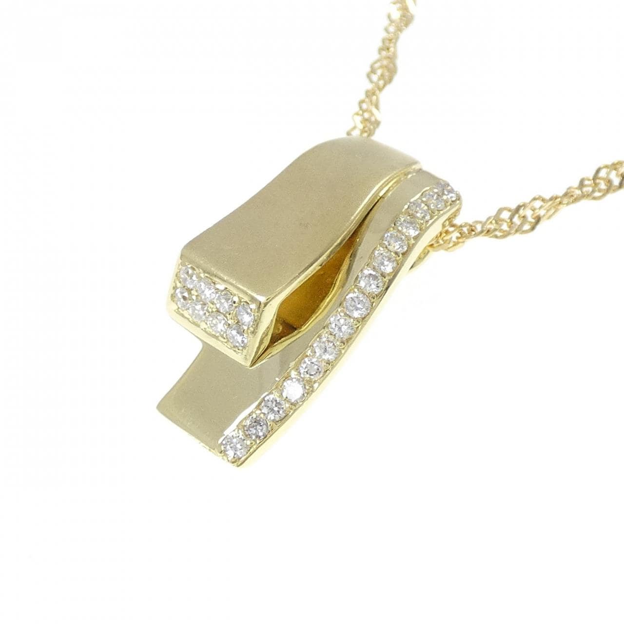 K18YG ダイヤモンド ネックレス 0.28CT