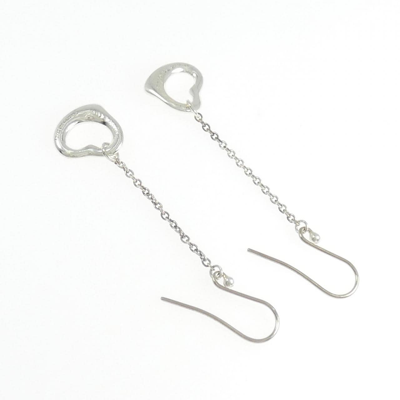 ティファニー オープンハート ドロップ ピアス