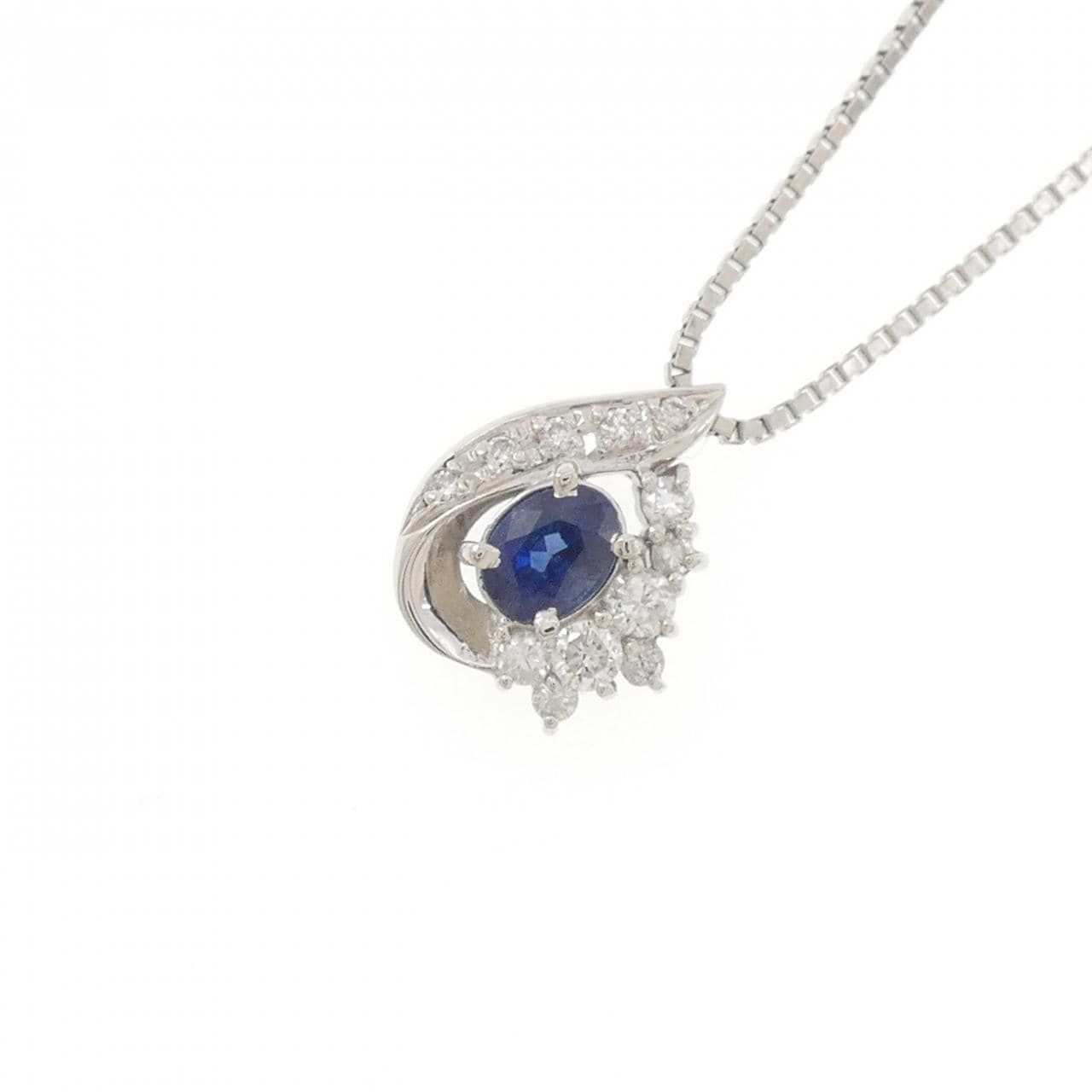 PT900/PT850 サファイヤ ネックレス 0.64CT