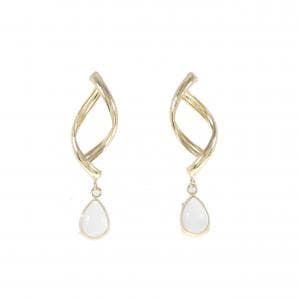 [BRAND NEW] K18YG Moonstone Earrings