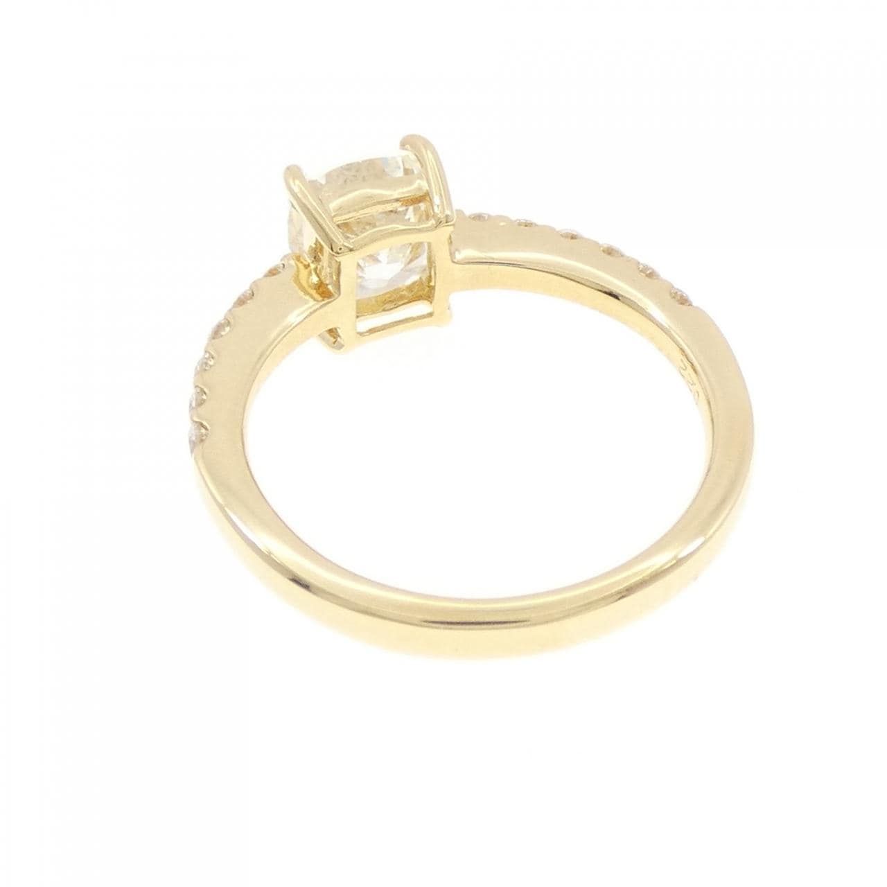 【リメイク】K18YG ダイヤモンド リング 1.503CT I VS1 ファンシーカット
