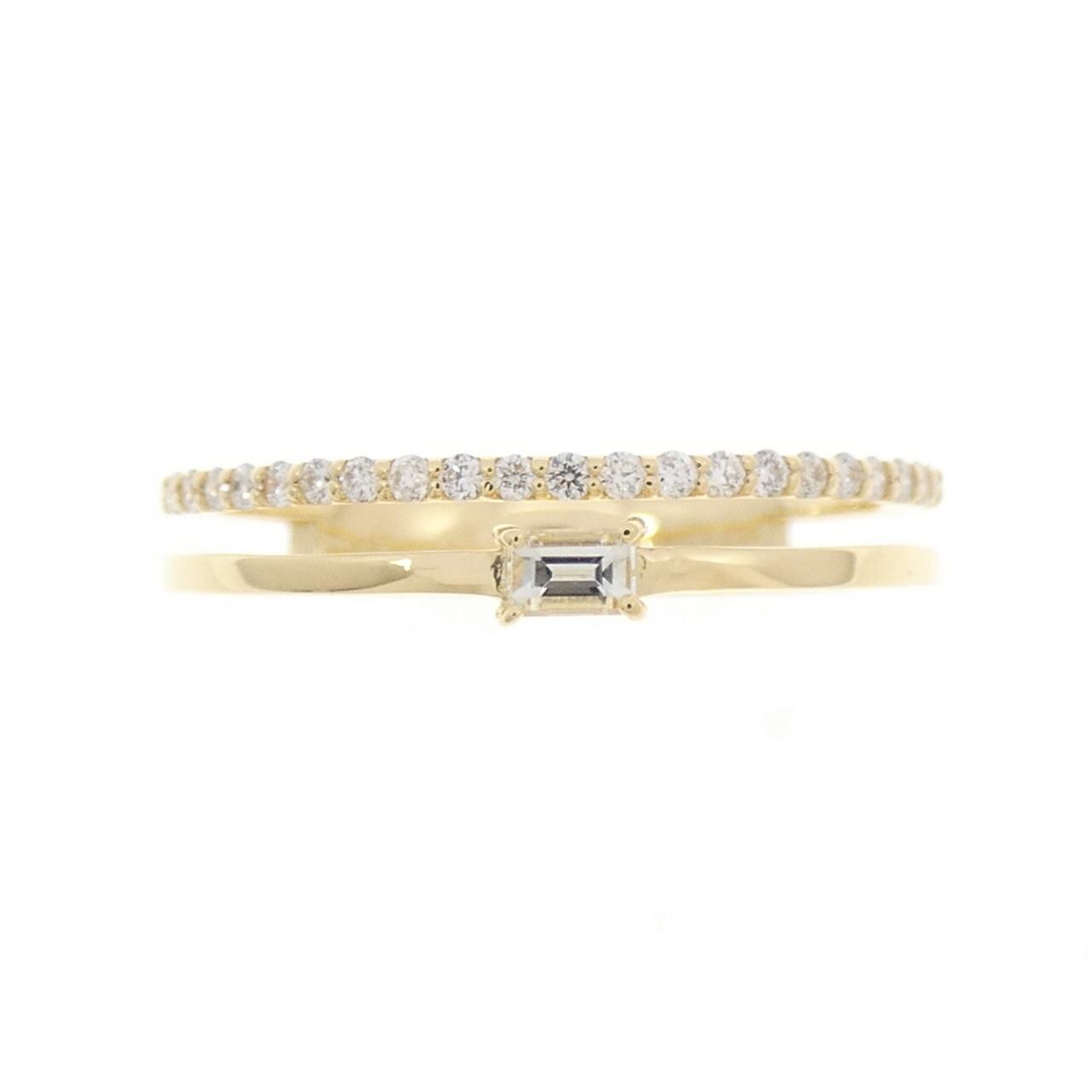 [BRAND NEW] K18YG Diamond ring 0.17CT