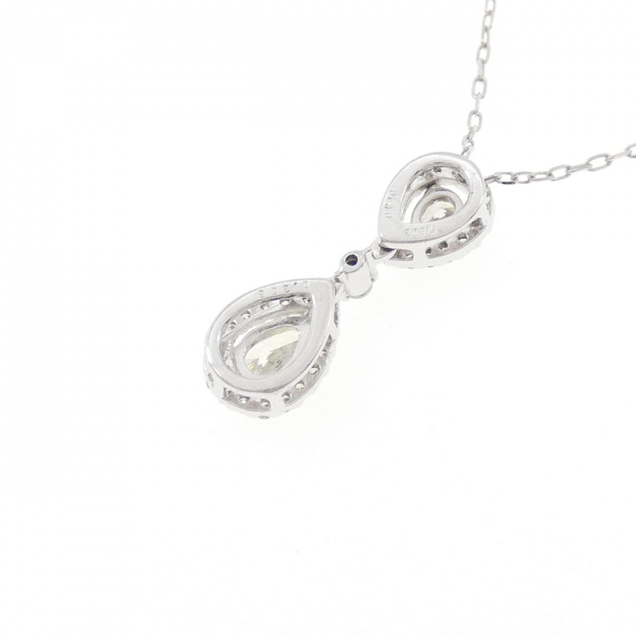 K18WG ダイヤモンド ネックレス 0.306CT