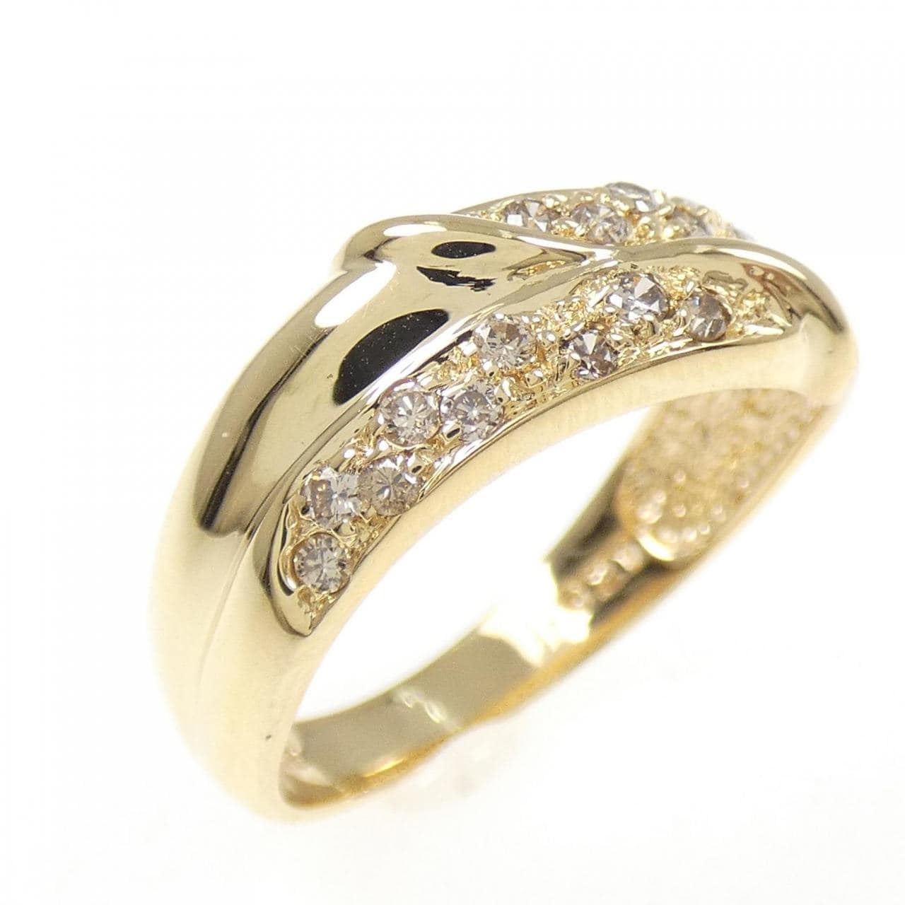 K18YG ダイヤモンド リング 0.21CT
