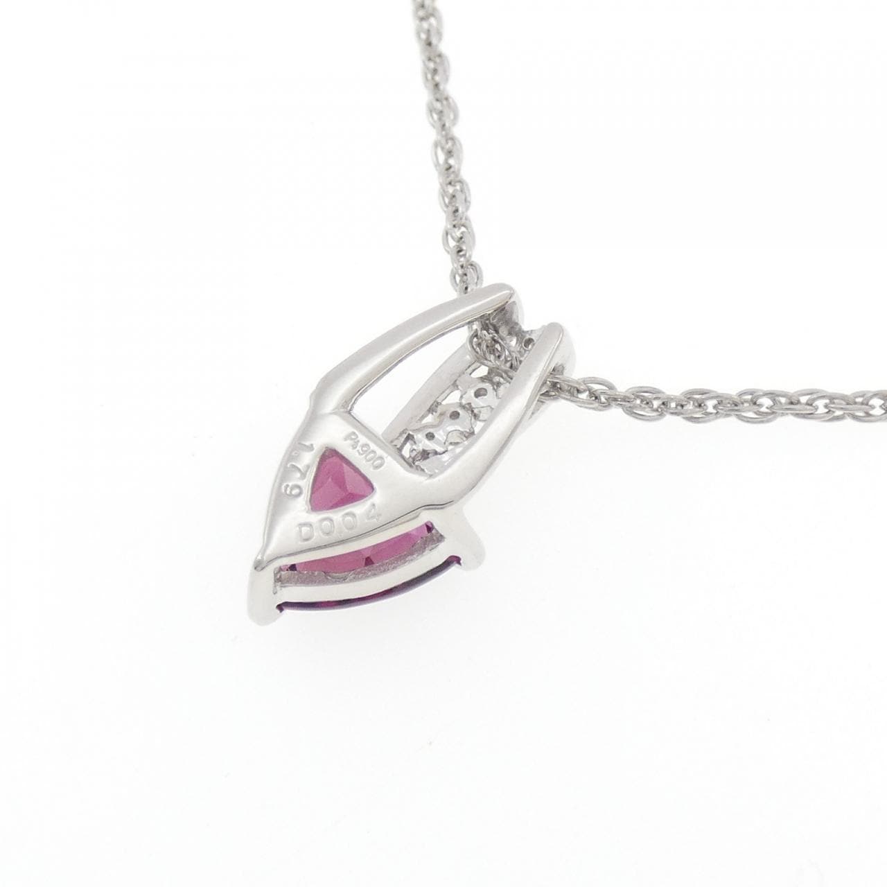 PT900/PT850 ガーネット ネックレス 1.79CT