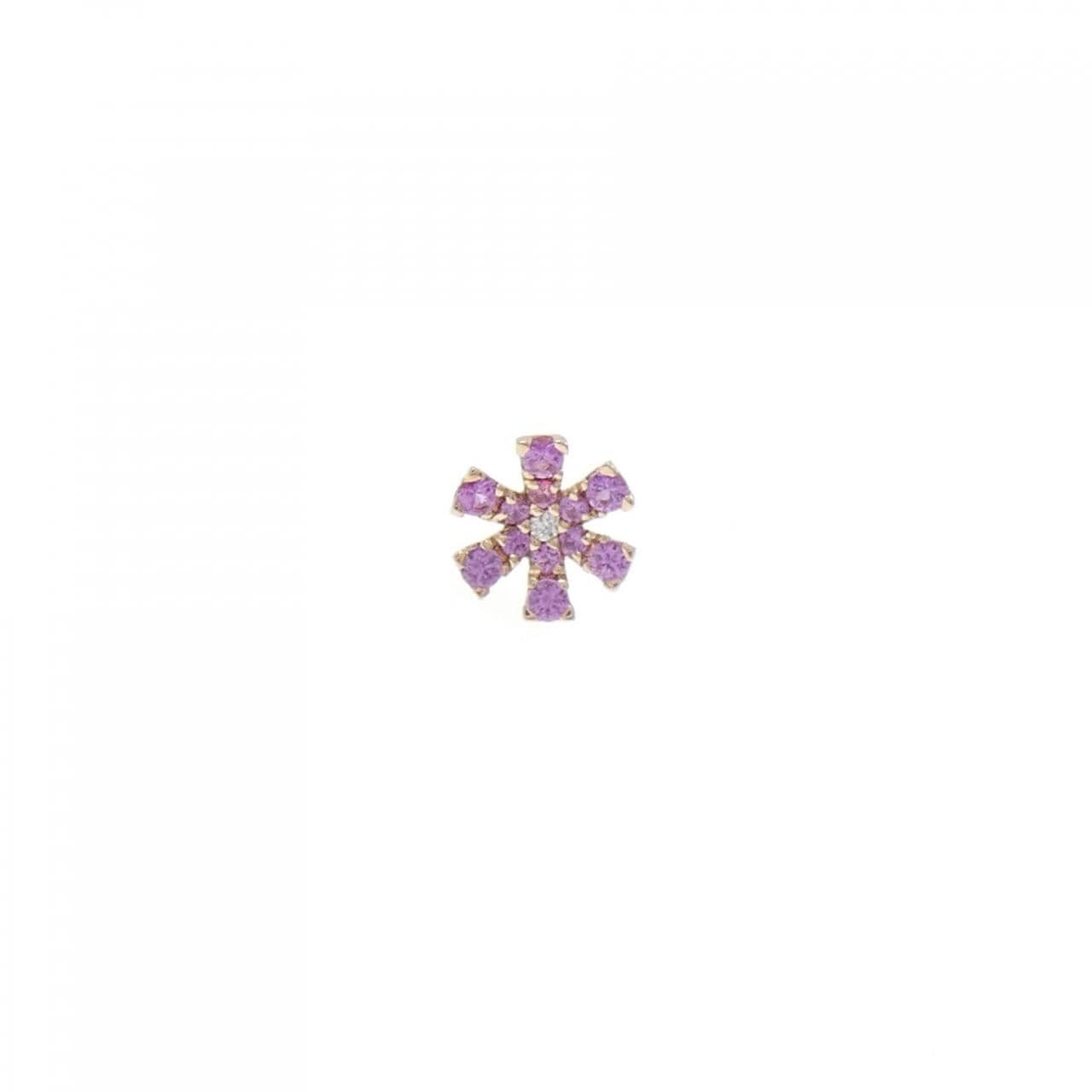 ポンテヴェキオ サファイヤ ピアス 0.13CT 片耳