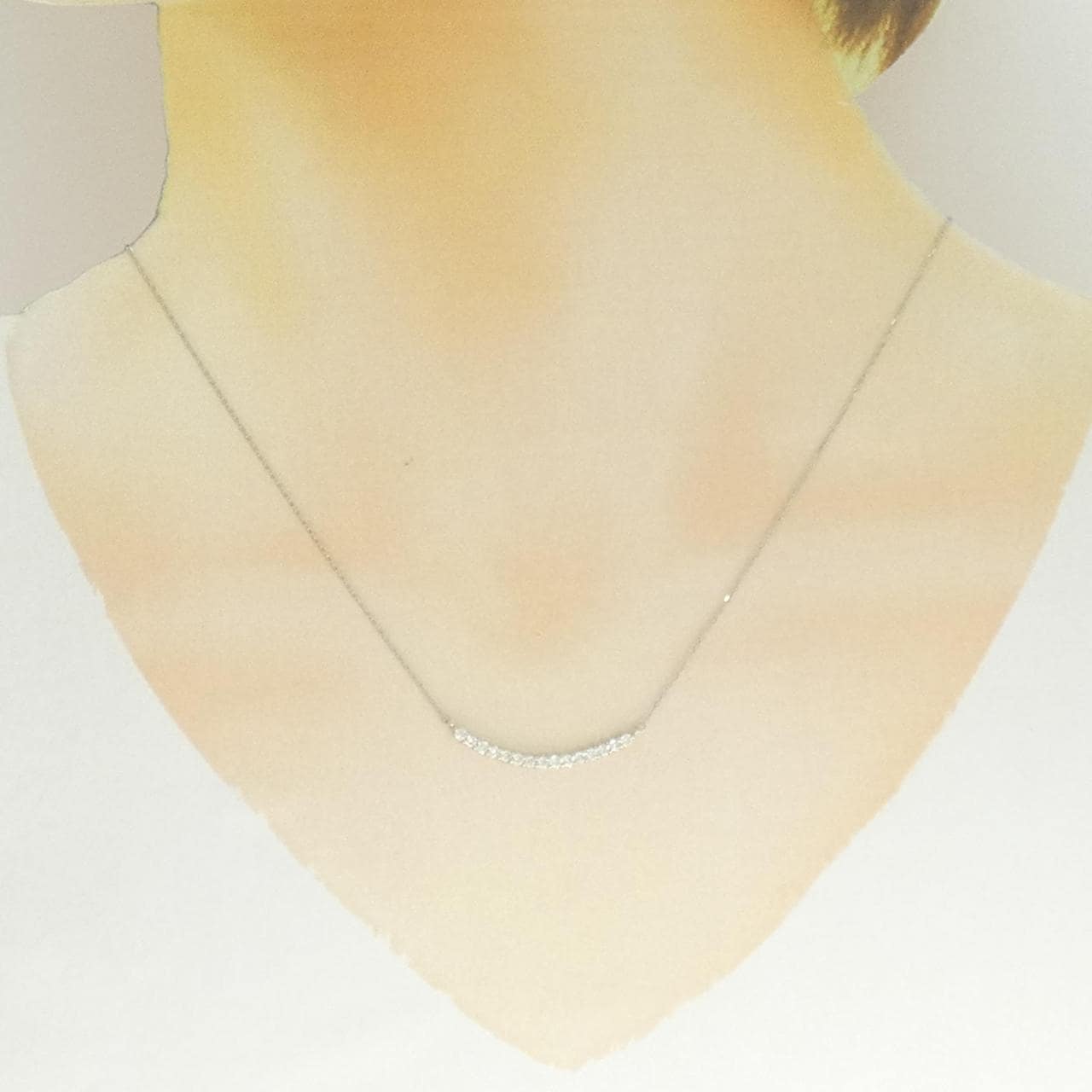 PT950/PT850 ダイヤモンド ネックレス 0.30CT