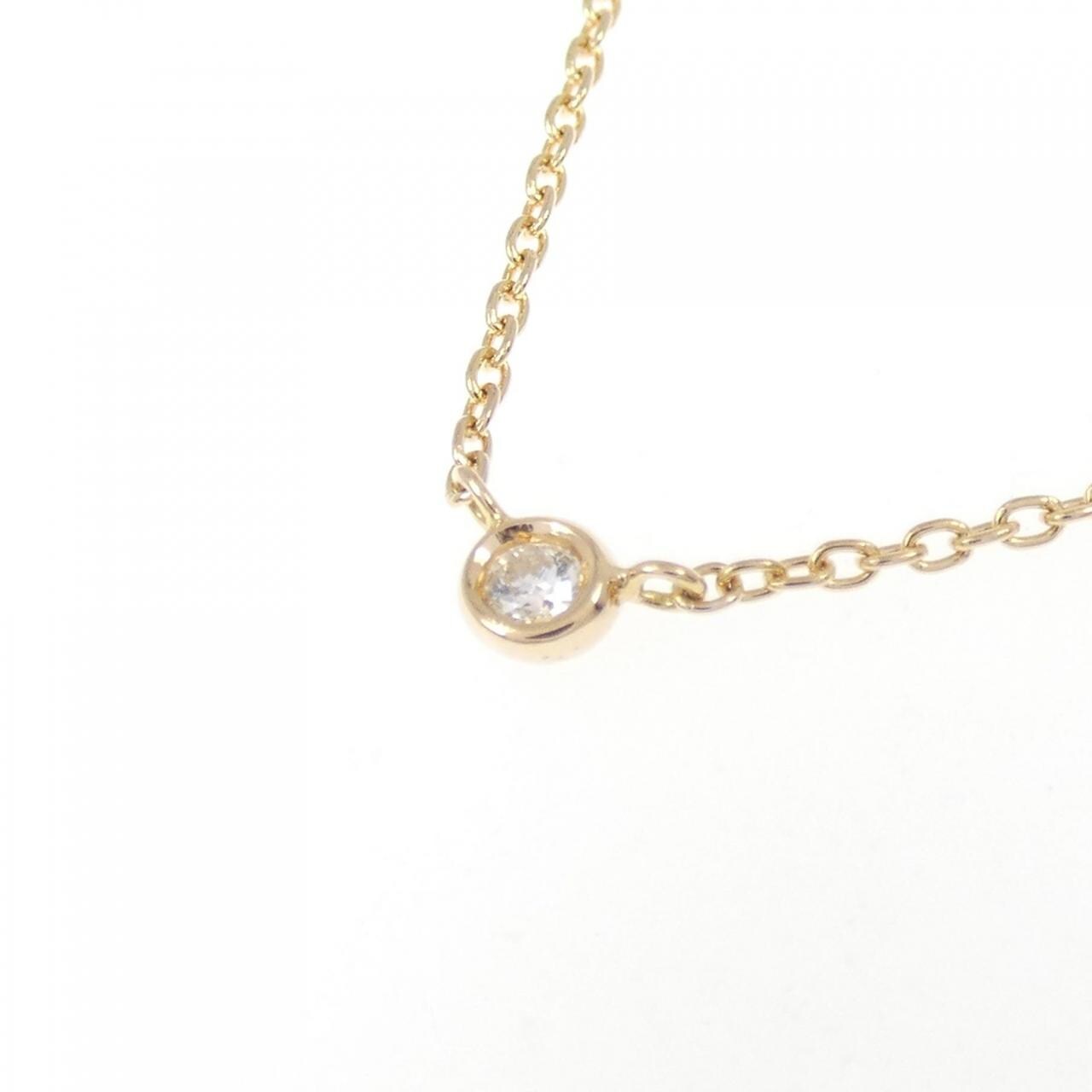 K18YG ダイヤモンド ネックレス 0.03CT