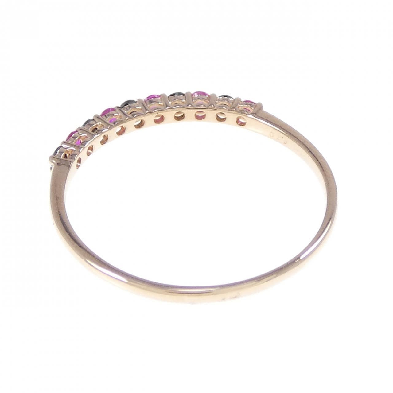 K18PG ruby ring