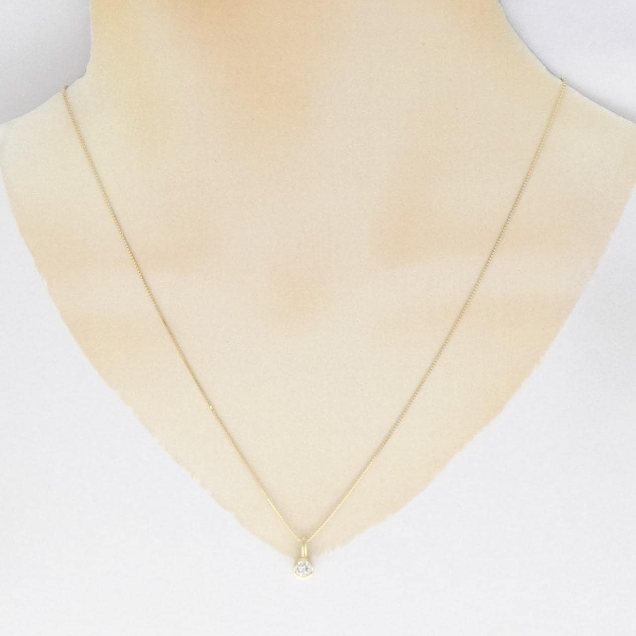 K18YG ダイヤモンド ネックレス 0.30CT