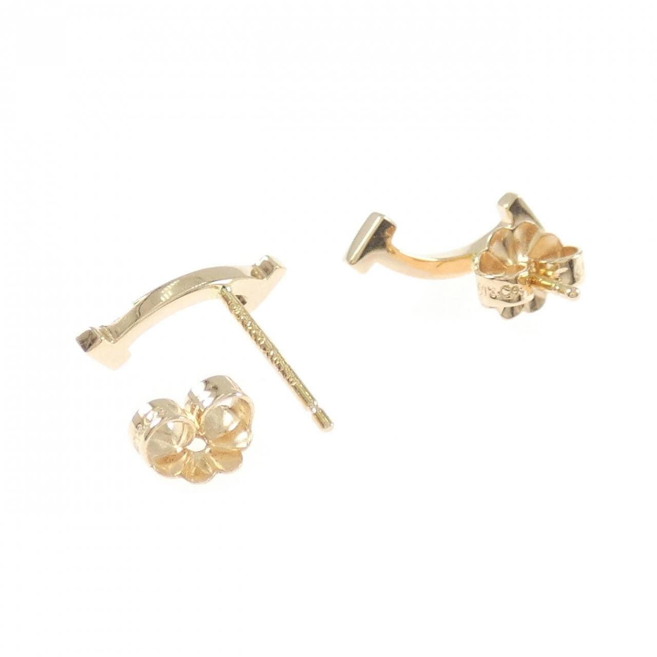 ティファニー Tスマイル ピアス