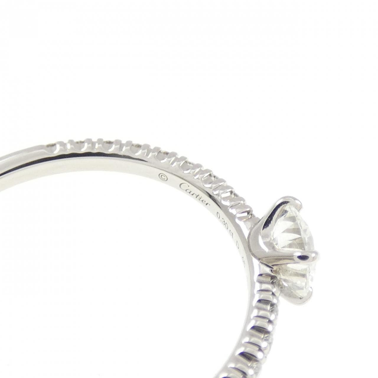 カルティエ エタンセル リング 0.30CT G VVS1 EXT