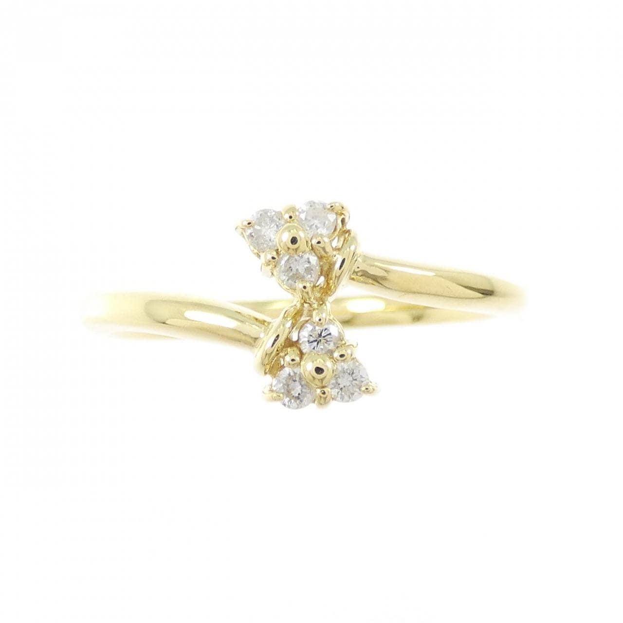 K18YG ダイヤモンド リング 0.10CT