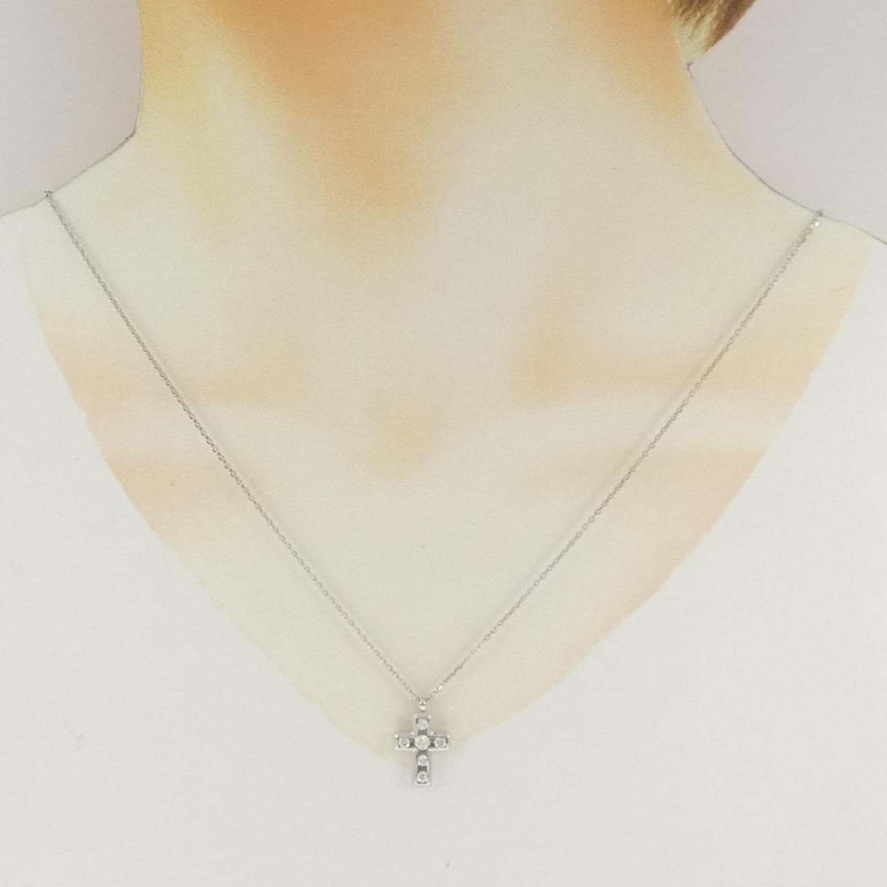 ヴァンドーム ダイヤモンド ネックレス 0.32CT