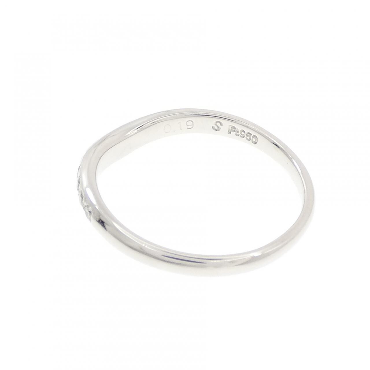 PT950 ダイヤモンド リング 0.19CT