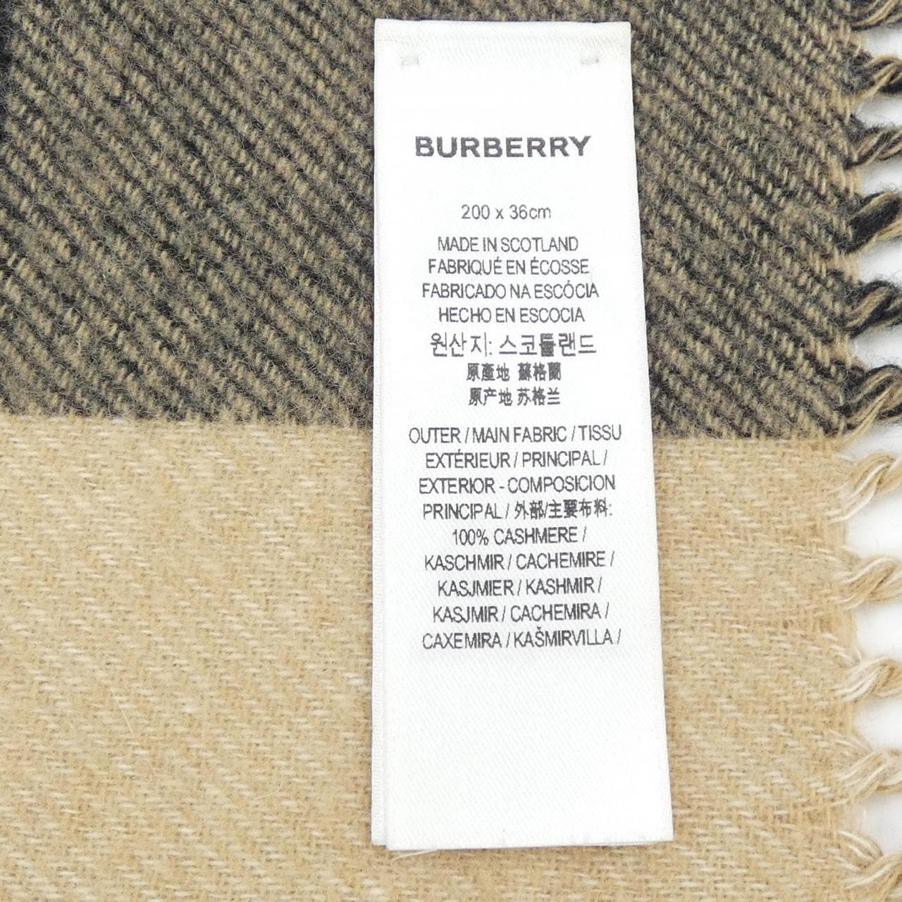 バーバリー BURBERRY 80437311 STOLE