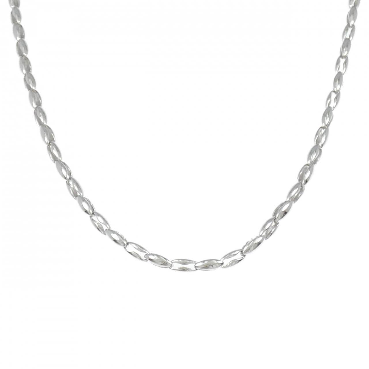 K18WG ダイヤモンド ネックレス 0.05CT