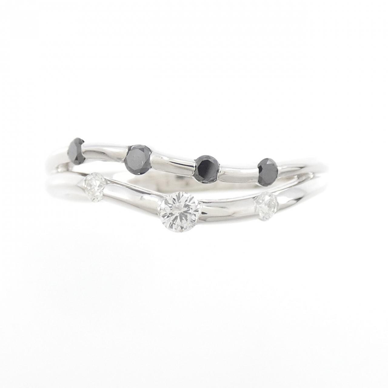 K18WG ダイヤモンド リング 0.28CT