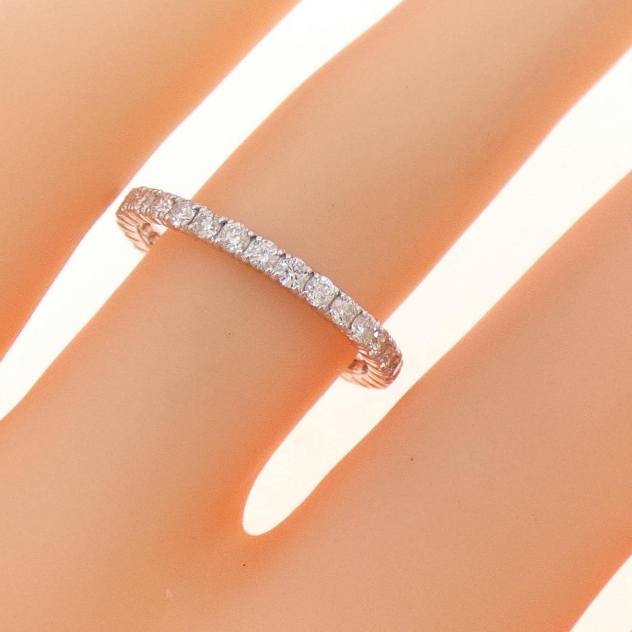 K18WG ダイヤモンド リング 0.50CT