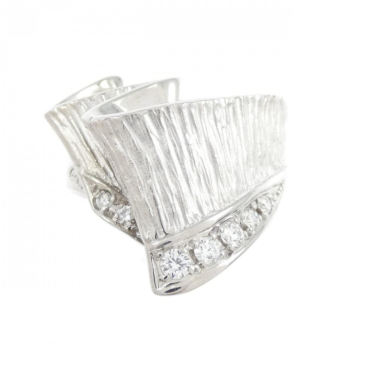 K18WG ダイヤモンド リング 0.162CT