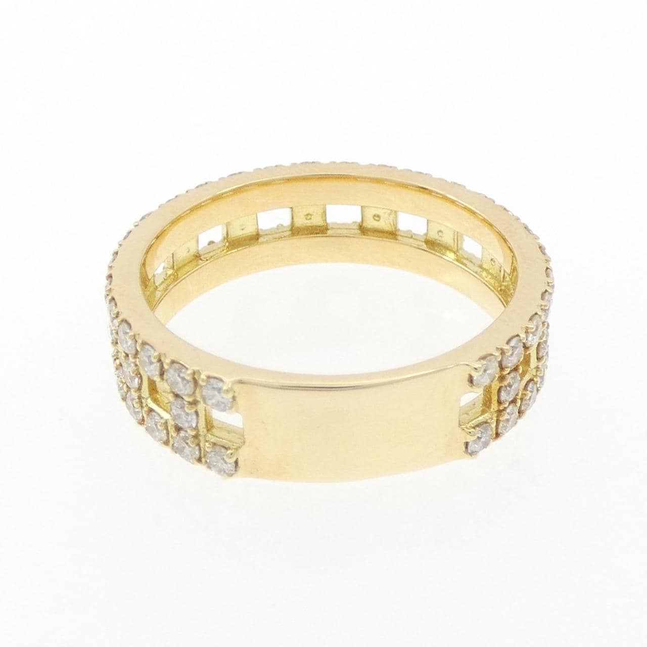 K18YG ダイヤモンド リング 0.87CT