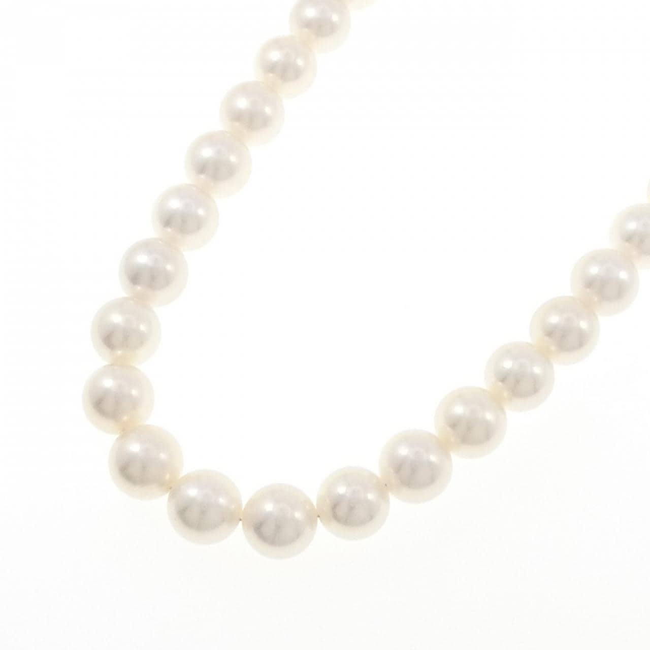 シルバークラスプ アコヤパール ネックレス 9-9.5mm