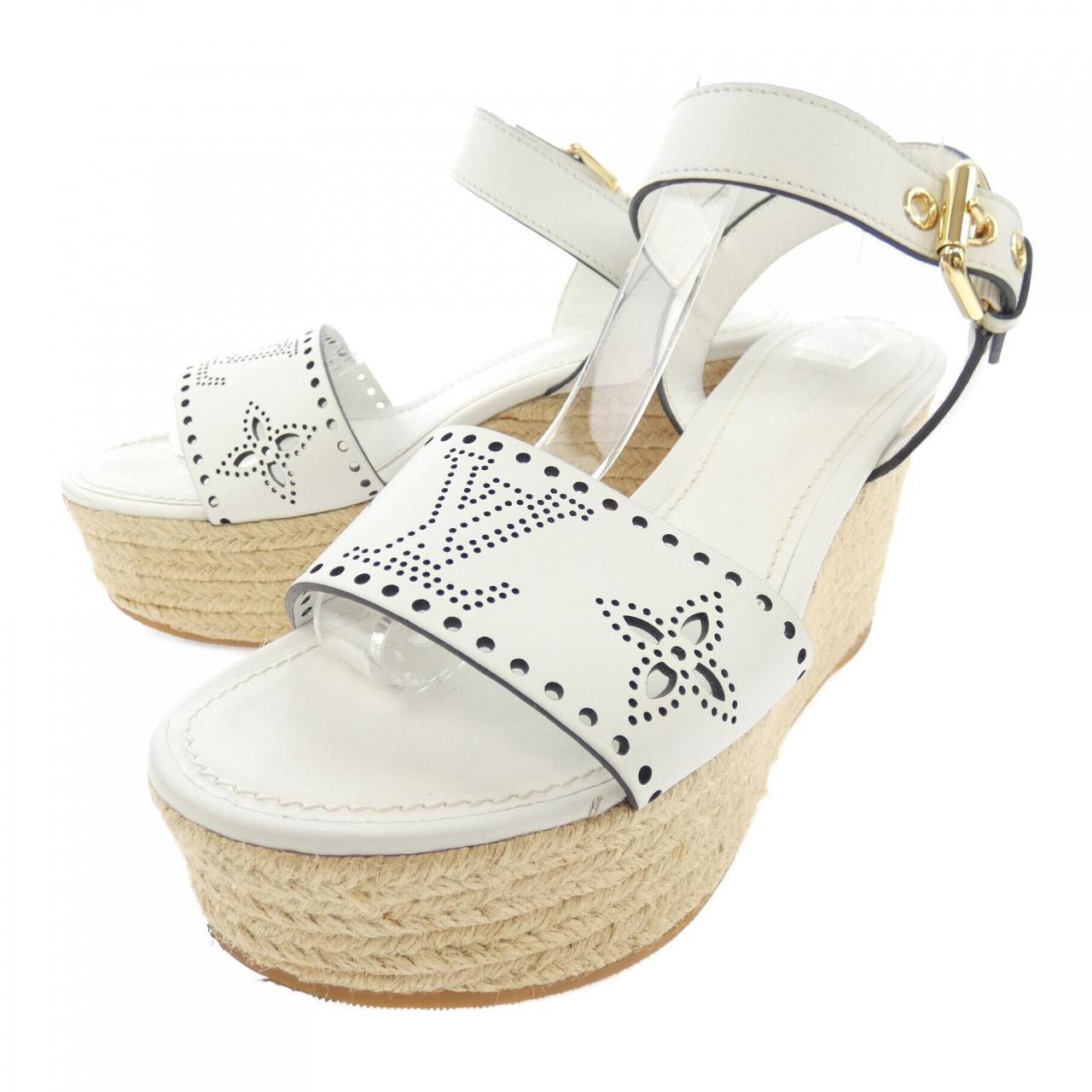 ルイヴィトン LOUIS VUITTON LVイニシャル、モノグラムフラワー スターボードライン サンダル