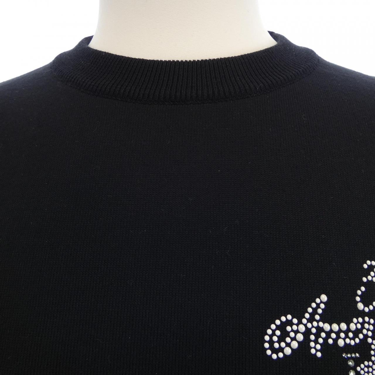 ルイヴィトン LOUIS VUITTON エンベリッシュドショートスリーブコットンクルーネック HRN57WOY8 ニット