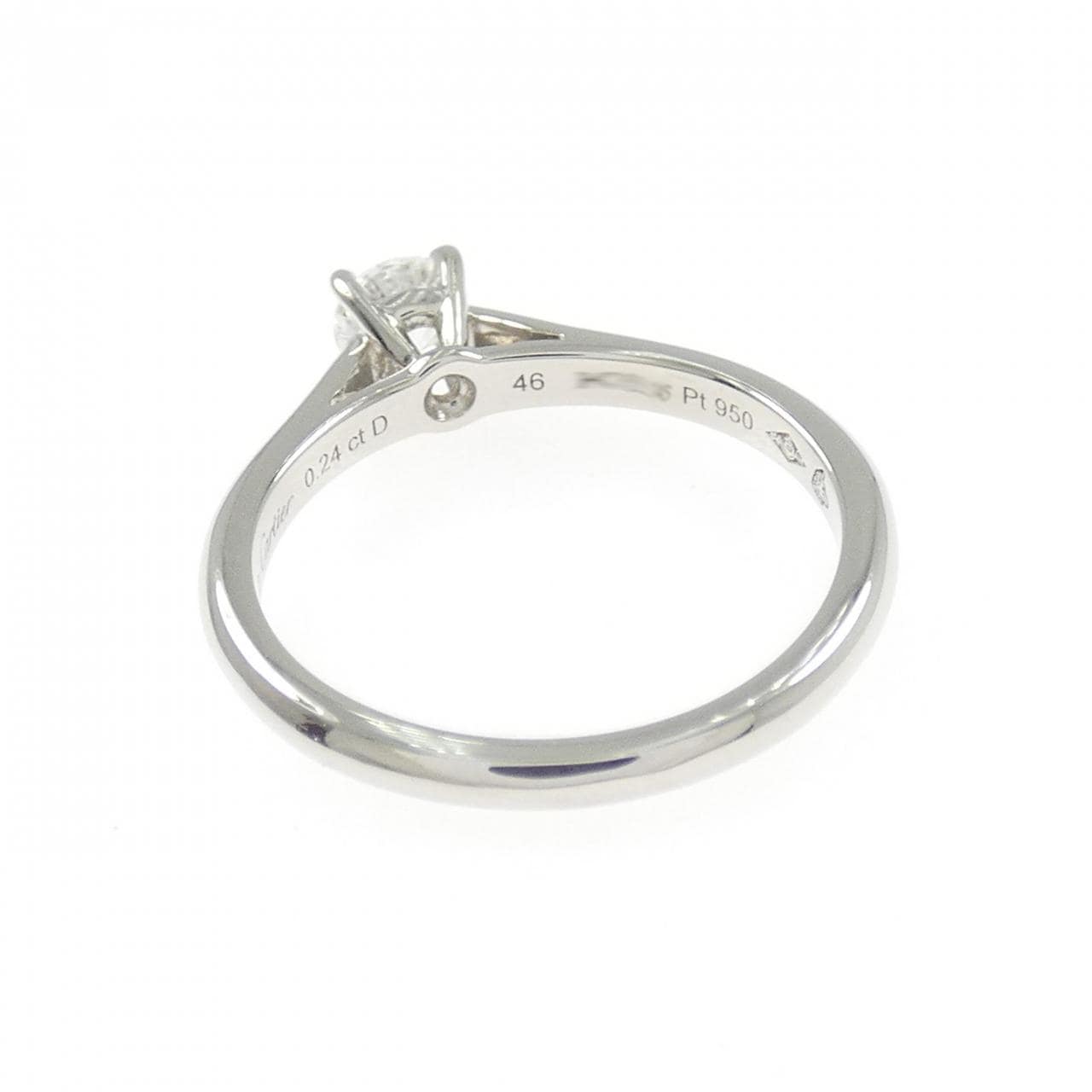 カルティエ 1895 ソリテール リング 0.24CT E VVS2 3EXT