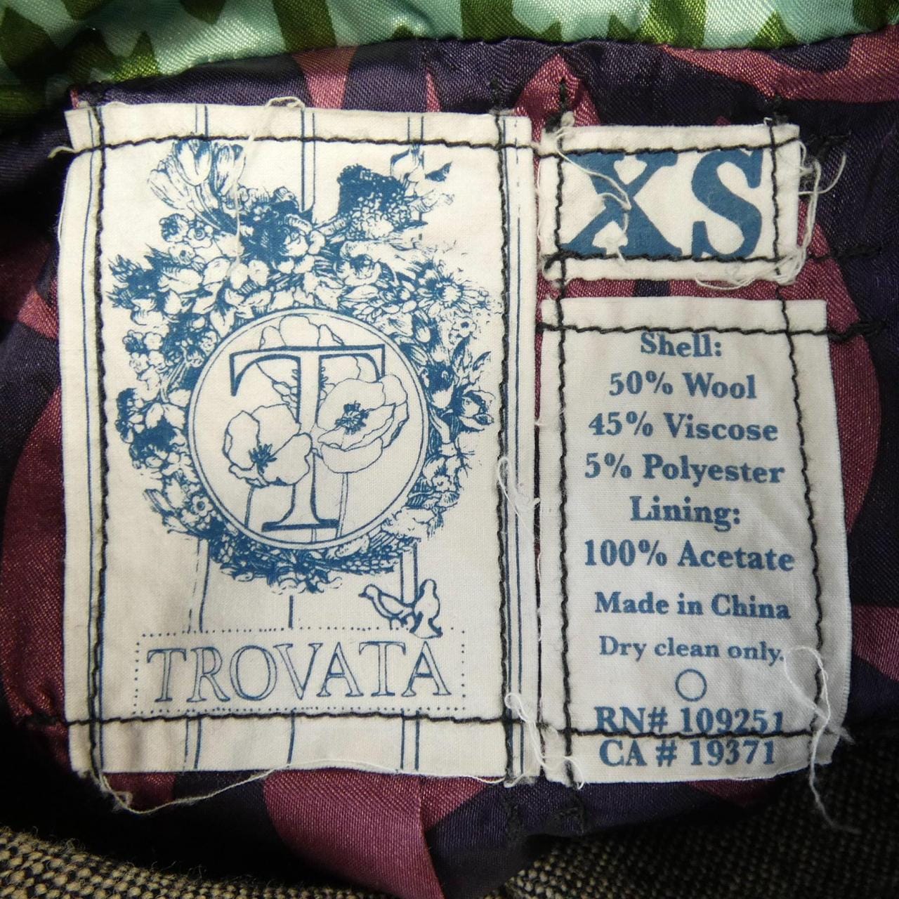 TROVATA ジャケット