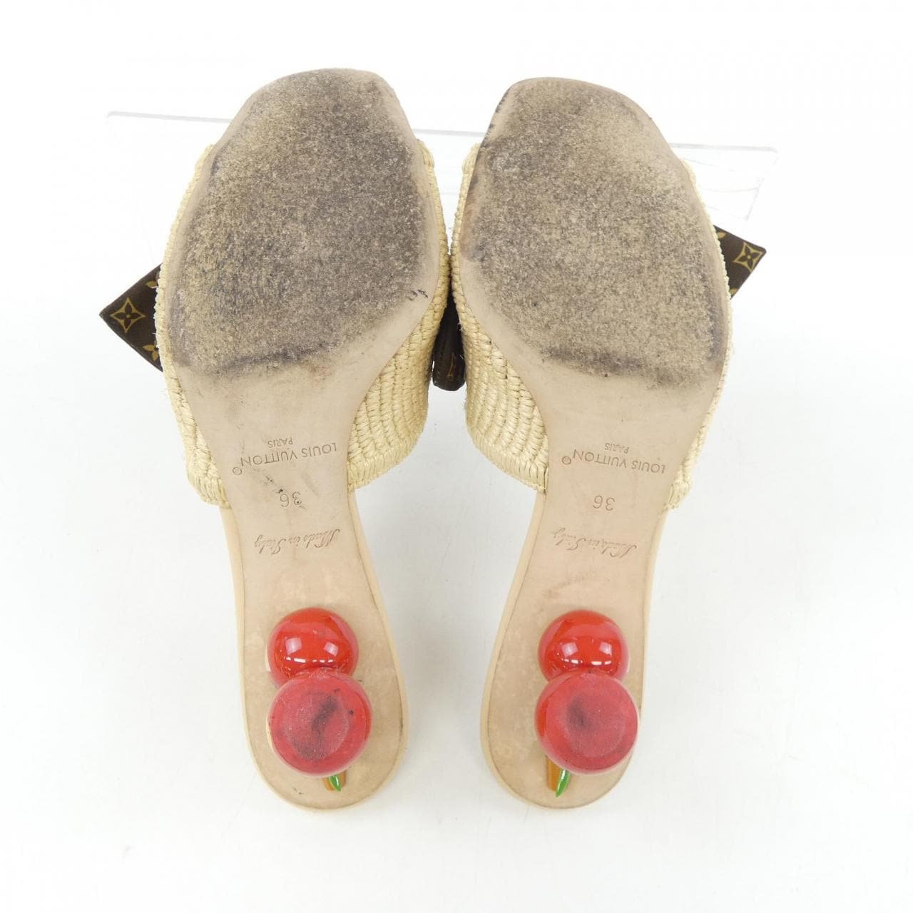 ルイヴィトン LOUIS VUITTON LV×TMシェリーミュール サンダル