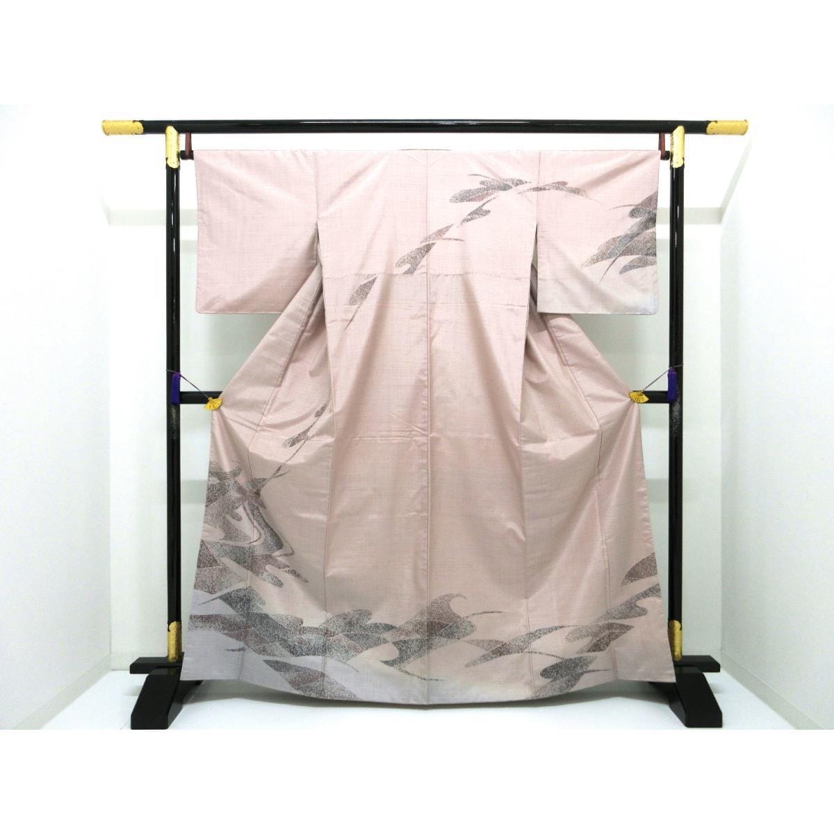 Visiting clothes Tsumugi weave Yuzen processing Bokashi dyeing