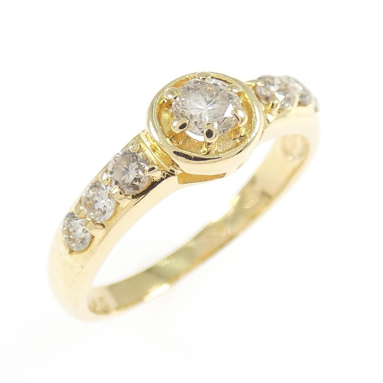 K18YG ダイヤモンド リング 0.45CT