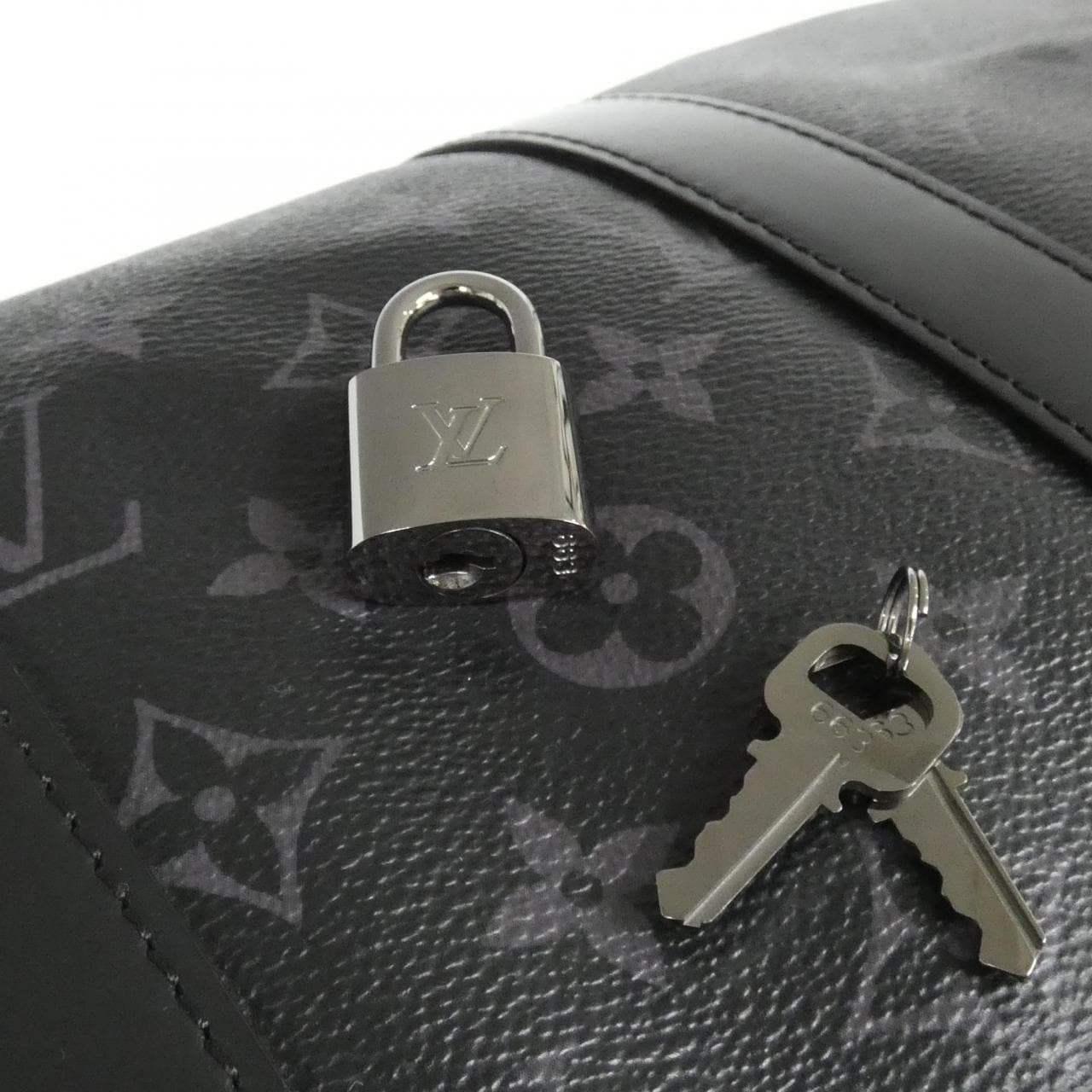 ルイヴィトン モノグラム エクリプス キーポル バンドリエール 45cm M40569 ボストンバッグ