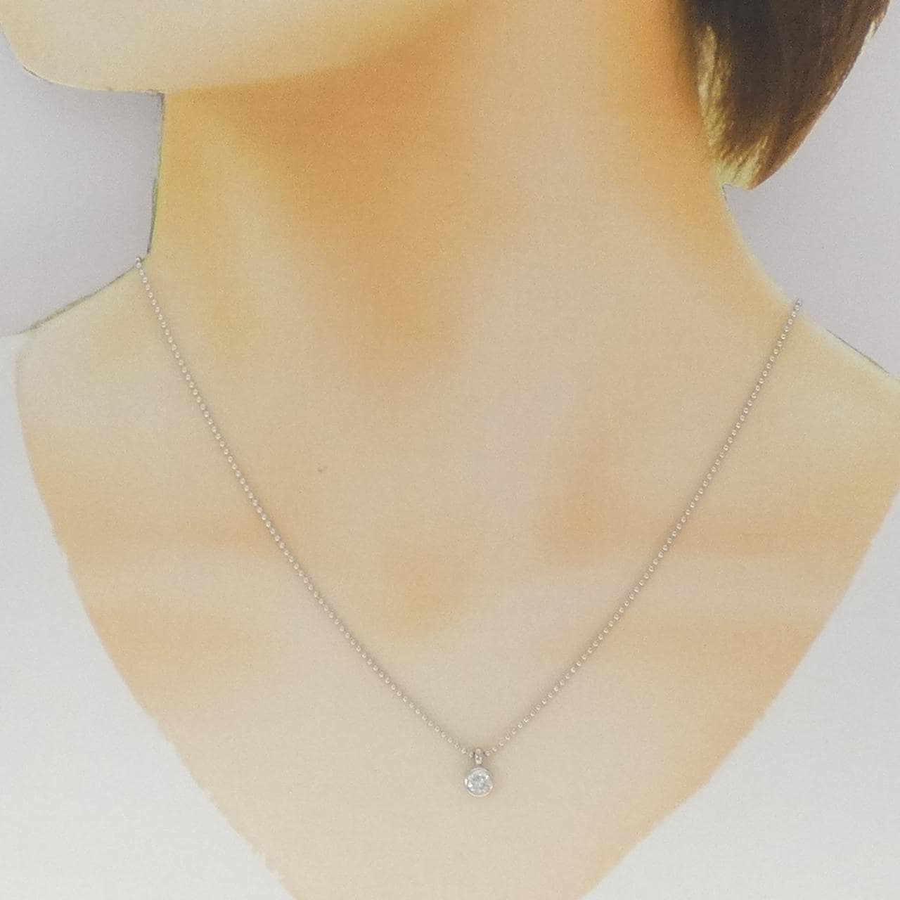PT900/PT850 ダイヤモンド ネックレス 0.304CT
