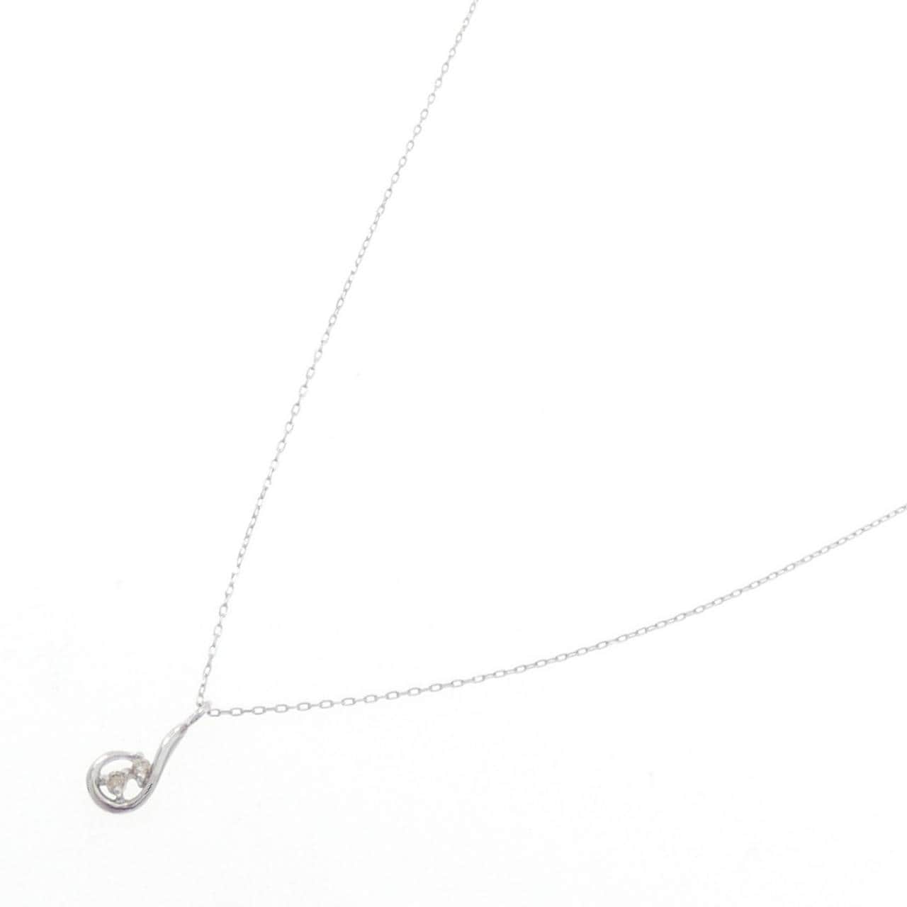 K10WG ダイヤモンド ネックレス