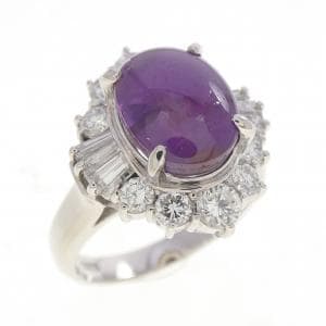 PT900 スターサファイヤ リング 4.55CT