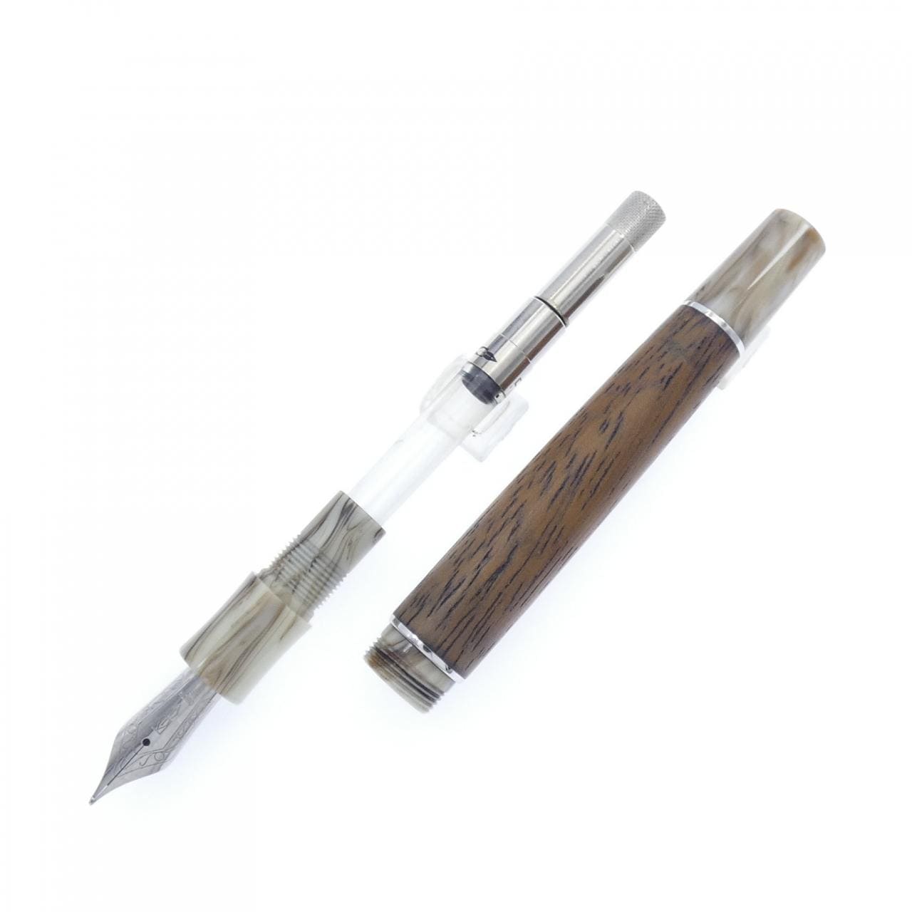 デルタ シーウッドダークブラウン 万年筆