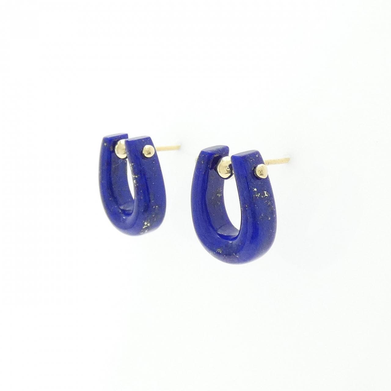 K18YG ラピスラズリ ピアス
